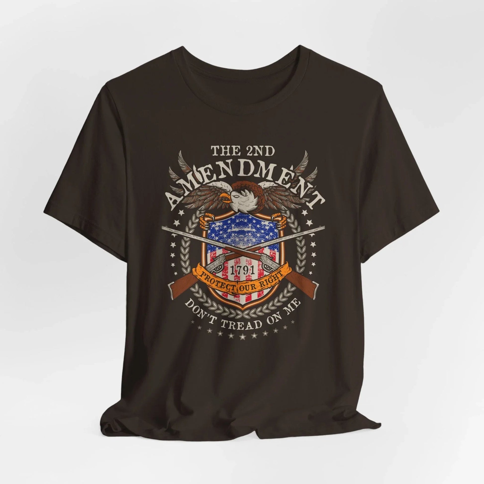 Second Amendment Don't Tread in Me Unisex T-Shirt - Patriotic Gun Rights Tee, Liberty Print Shirt, Pro - Gun Activist Clothing, American Pride - SKULLFURY MERCH