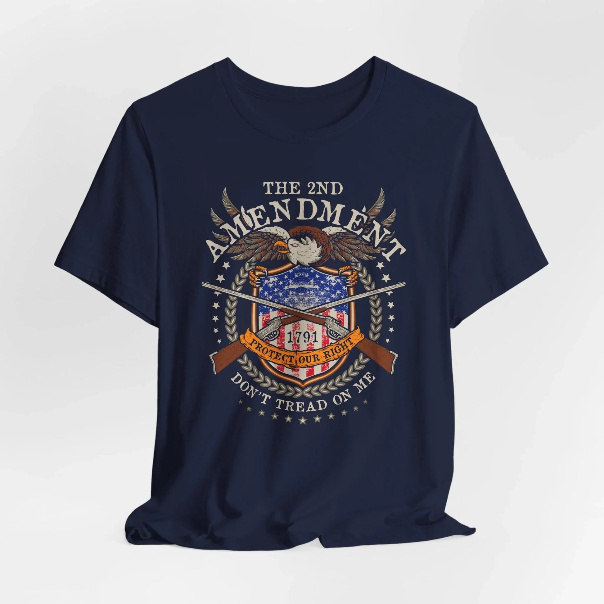 Second Amendment Don't Tread in Me Unisex T-Shirt - Patriotic Gun Rights Tee, Liberty Print Shirt, Pro - Gun Activist Clothing, American Pride - SKULLFURY MERCH