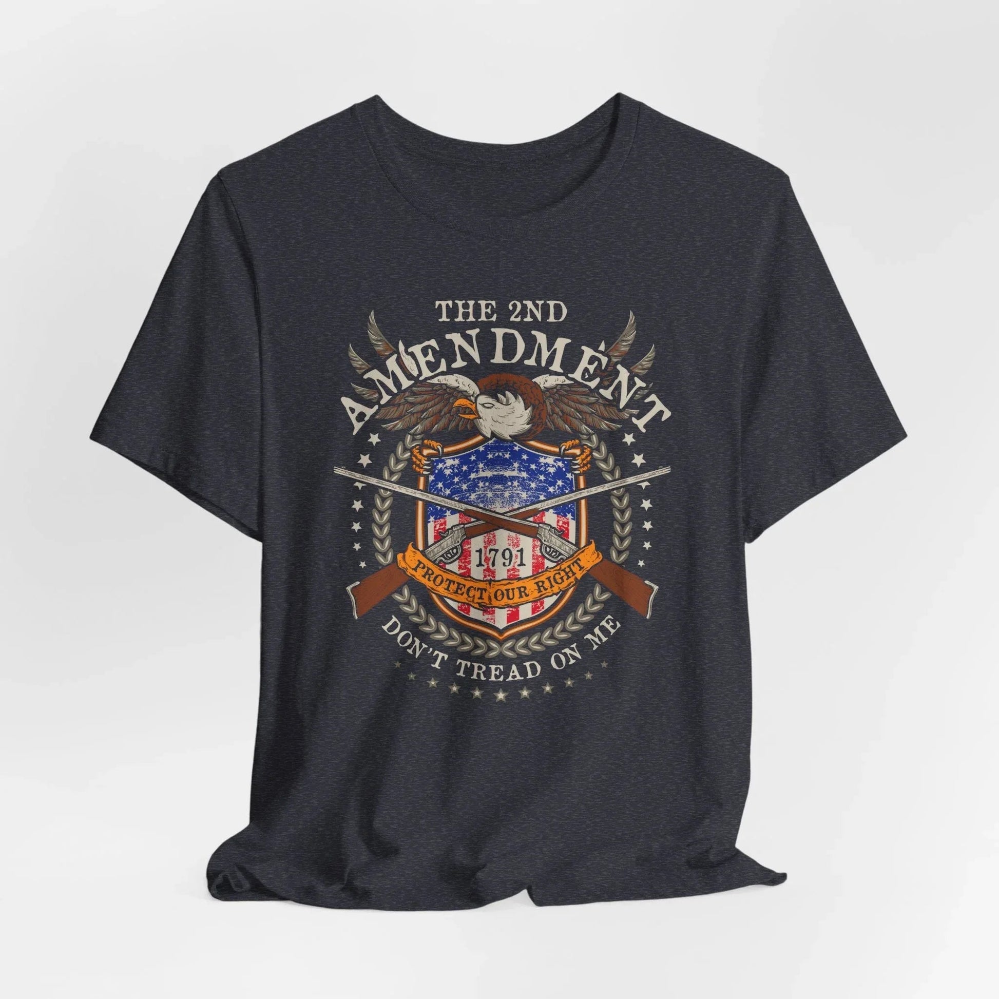 Second Amendment Don't Tread in Me Unisex T-Shirt - Patriotic Gun Rights Tee, Liberty Print Shirt, Pro - Gun Activist Clothing, American Pride - SKULLFURY MERCH