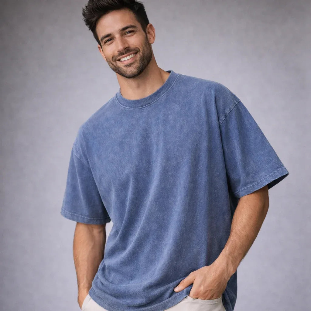 SkullFuryMerch Vintage Heavy Cotton Oversized Tee - SKULLFURY MERCH