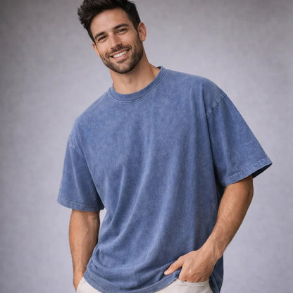 SkullFuryMerch Vintage Heavy Cotton Oversized Tee - SKULLFURY MERCH