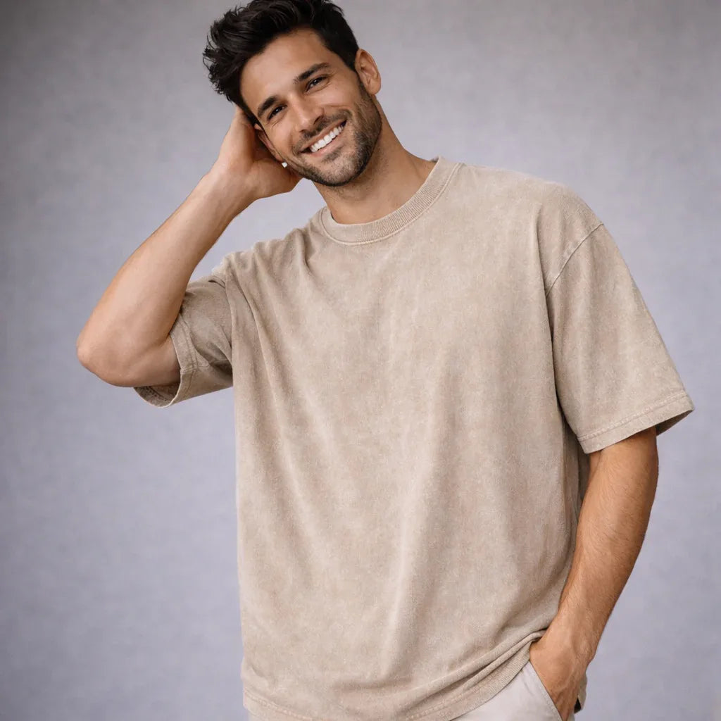 SkullFuryMerch Vintage Heavy Cotton Oversized Tee - SKULLFURY MERCH