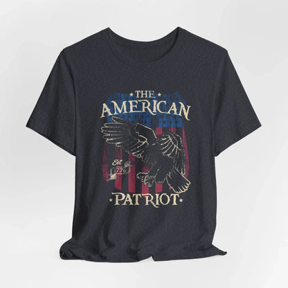 The American Patriot Unisex T-Shirt, American Tee, USA Shirt, Unisex Graphic Tee, Independence Day Apparel - SKULLFURY MERCH