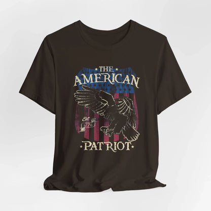 The American Patriot Unisex T-Shirt, American Tee, USA Shirt, Unisex Graphic Tee, Independence Day Apparel - SKULLFURY MERCH