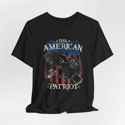 The American Patriot Unisex T-Shirt, American Tee, USA Shirt, Unisex Graphic Tee, Independence Day Apparel - SKULLFURY MERCH