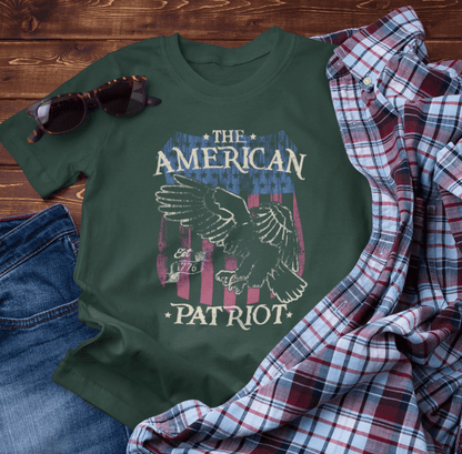 The American Patriot Unisex T-Shirt, American Tee, USA Shirt, Unisex Graphic Tee, Independence Day Apparel - SKULLFURY MERCH