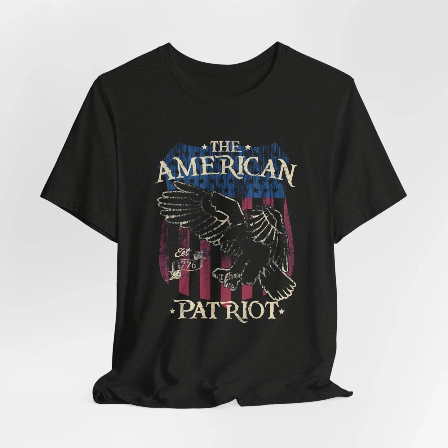 The American Patriot Unisex T-Shirt, American Tee, USA Shirt, Unisex Graphic Tee, Independence Day Apparel - SKULLFURY MERCH