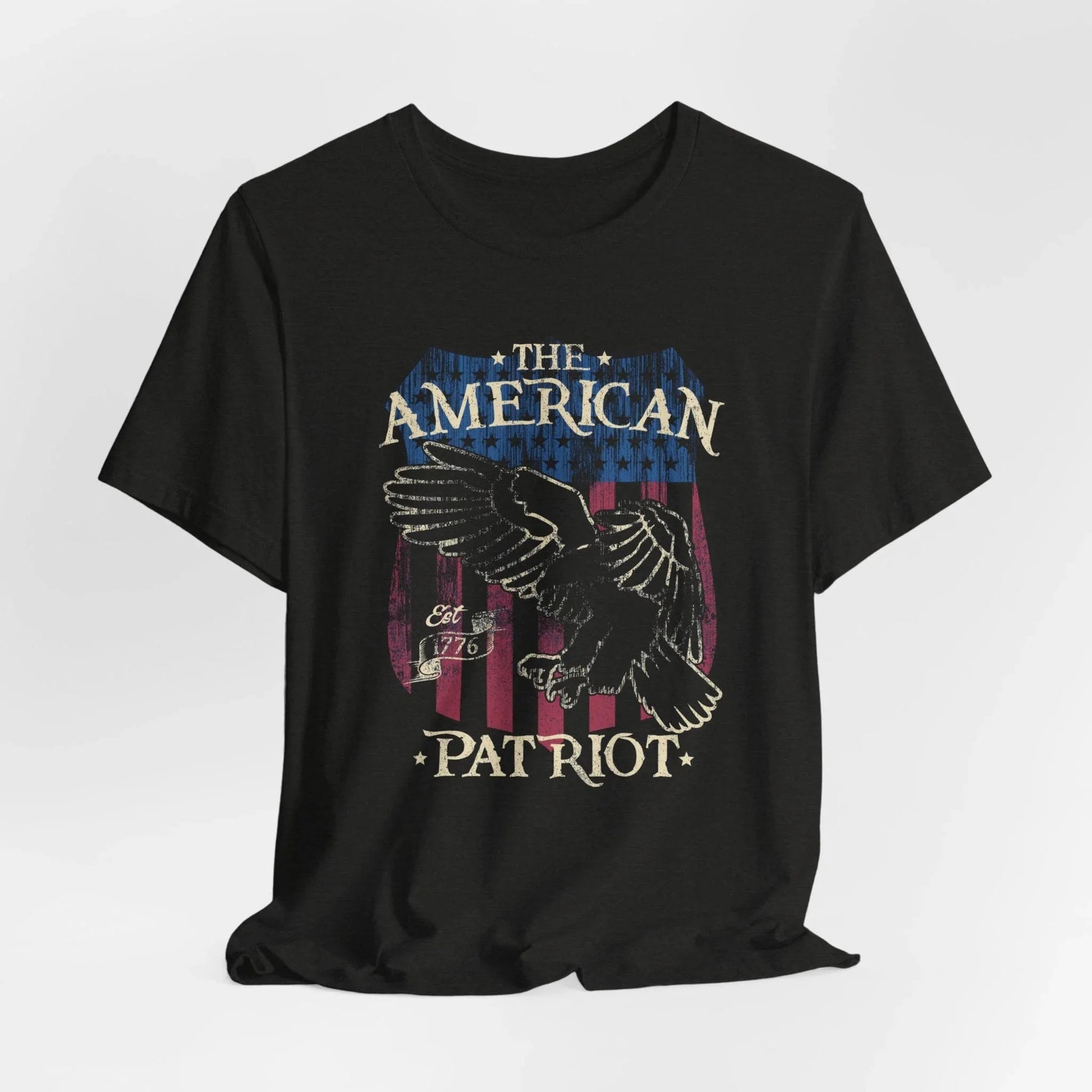 The American Patriot Unisex T-Shirt, American Tee, USA Shirt, Unisex Graphic Tee, Independence Day Apparel - SKULLFURY MERCH