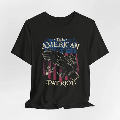 The American Patriot Unisex T-Shirt, American Tee, USA Shirt, Unisex Graphic Tee, Independence Day Apparel - SKULLFURY MERCH
