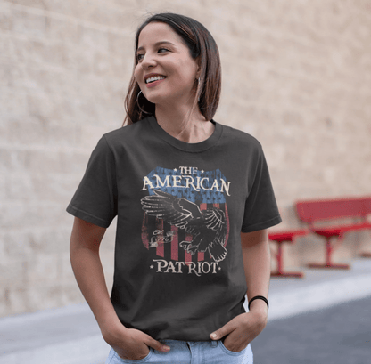The American Patriot Unisex T-Shirt, American Tee, USA Shirt, Unisex Graphic Tee, Independence Day Apparel - SKULLFURY MERCH