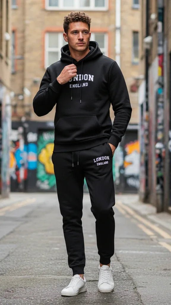 The London Urban Streetwear Fleece Tracksuit Set - SKULLFURY MERCH