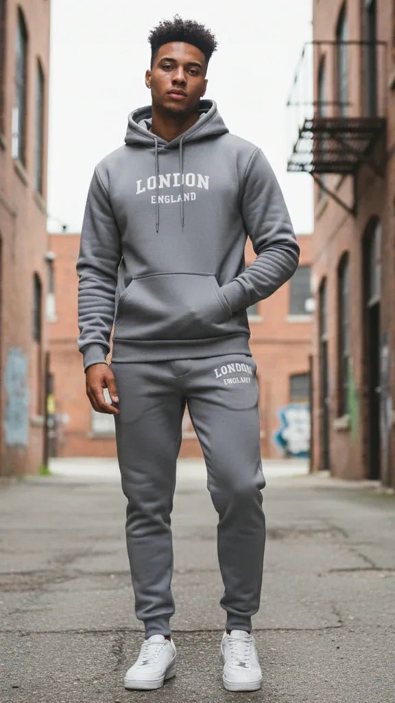 The London Urban Streetwear Fleece Tracksuit Set - SKULLFURY MERCH