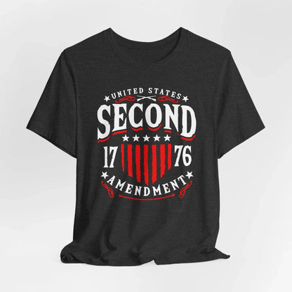 United States 2nd Amendment, 1776 Unisex T-Shirt, Patriotic Tee, Freedom Liberty Tee, 2nd Amendment Merch, American Patriot Top - SKULLFURY MERCH