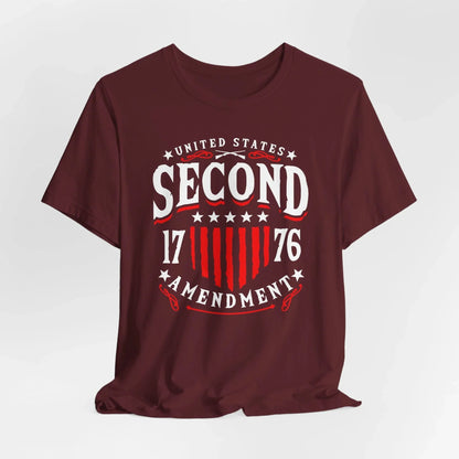 United States 2nd Amendment, 1776 Unisex T-Shirt, Patriotic Tee, Freedom Liberty Tee, 2nd Amendment Merch, American Patriot Top - SKULLFURY MERCH