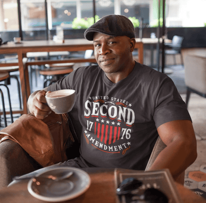 United States 2nd Amendment, 1776 Unisex T-Shirt, Patriotic Tee, Freedom Liberty Tee, 2nd Amendment Merch, American Patriot Top - SKULLFURY MERCH