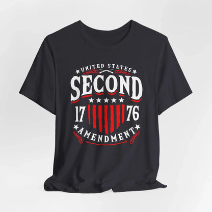 United States 2nd Amendment, 1776 Unisex T-Shirt, Patriotic Tee, Freedom Liberty Tee, 2nd Amendment Merch, American Patriot Top - SKULLFURY MERCH