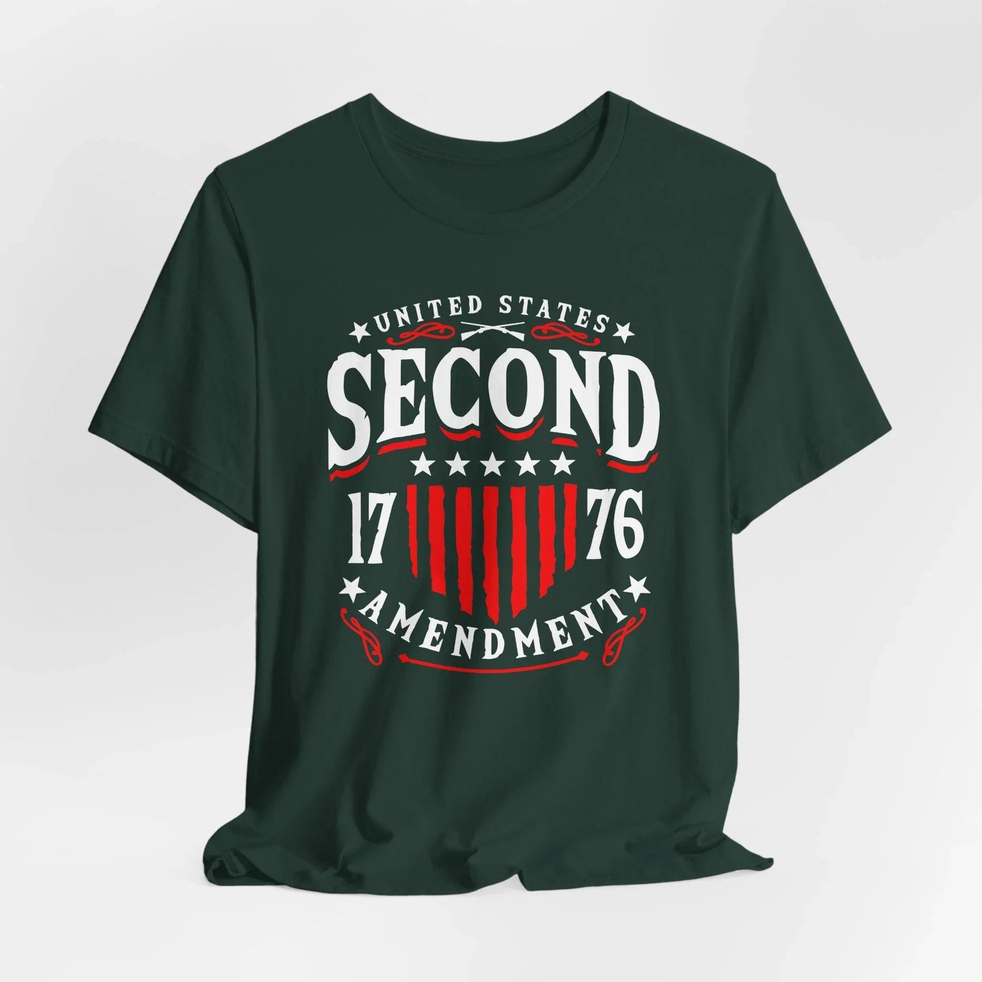 United States 2nd Amendment, 1776 Unisex T-Shirt, Patriotic Tee, Freedom Liberty Tee, 2nd Amendment Merch, American Patriot Top - SKULLFURY MERCH