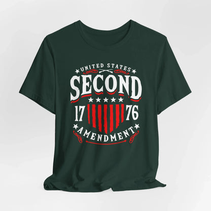 United States 2nd Amendment, 1776 Unisex T-Shirt, Patriotic Tee, Freedom Liberty Tee, 2nd Amendment Merch, American Patriot Top - SKULLFURY MERCH