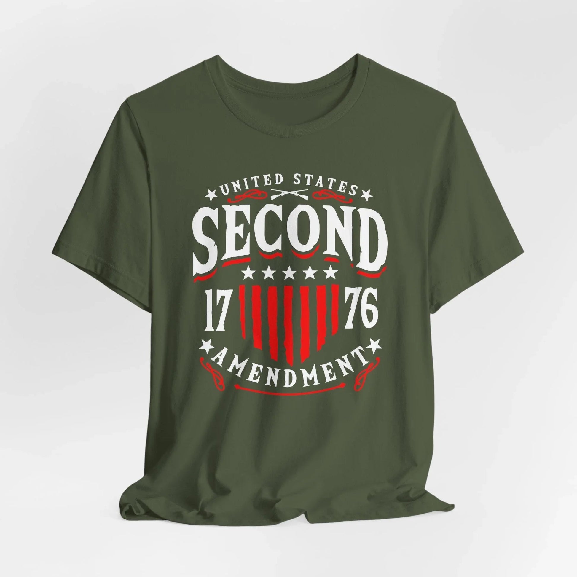United States 2nd Amendment, 1776 Unisex T-Shirt, Patriotic Tee, Freedom Liberty Tee, 2nd Amendment Merch, American Patriot Top - SKULLFURY MERCH