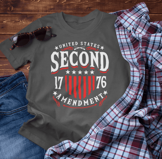 United States 2nd Amendment, 1776 Unisex T-Shirt, Patriotic Tee, Freedom Liberty Tee, 2nd Amendment Merch, American Patriot Top - SKULLFURY MERCH