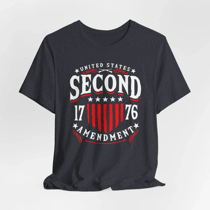 United States 2nd Amendment, 1776 Unisex T-Shirt, Patriotic Tee, Freedom Liberty Tee, 2nd Amendment Merch, American Patriot Top - SKULLFURY MERCH