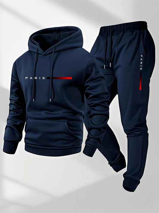 The Paris Urban Streetwear Fleece Tracksuit Set
