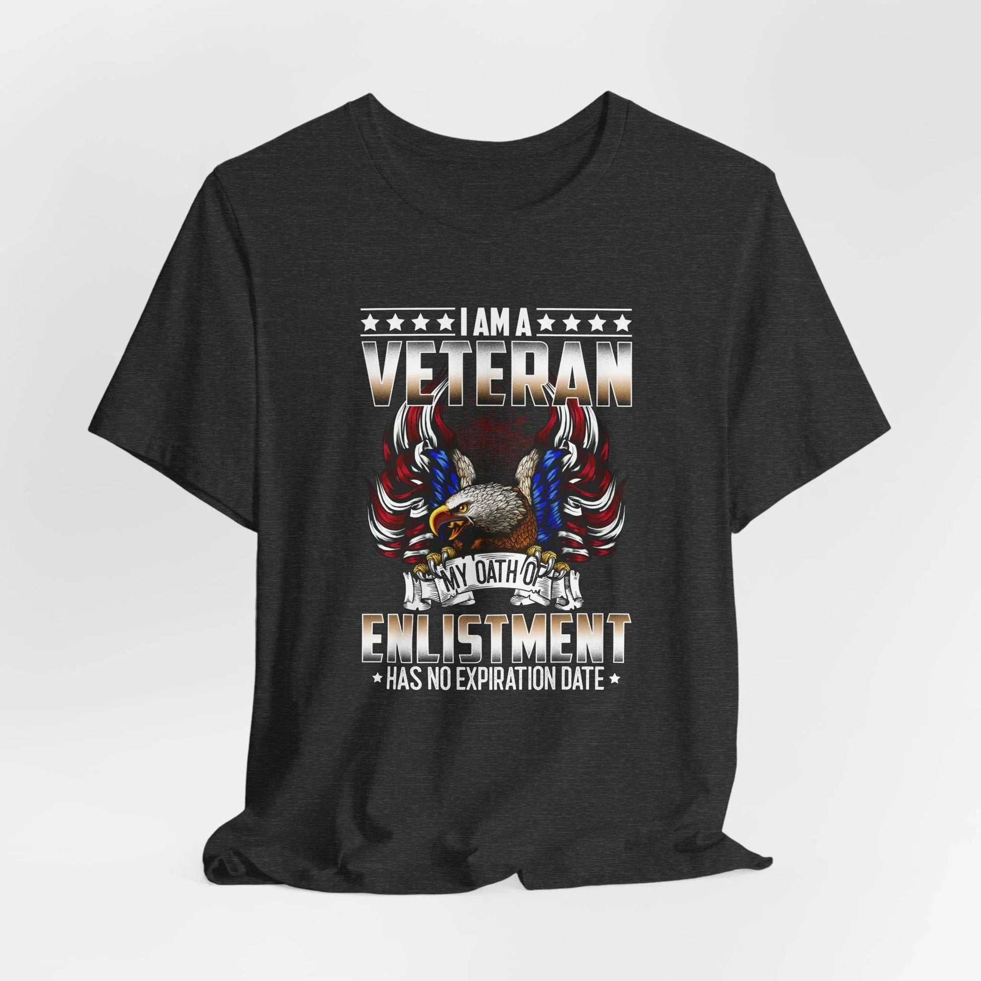 Veteran Oath Unisex T-Shirt, Military Enlistment Tee, Patriotic Shirt, Army Veteran Gift, Soldier Tee - SKULLFURY MERCH