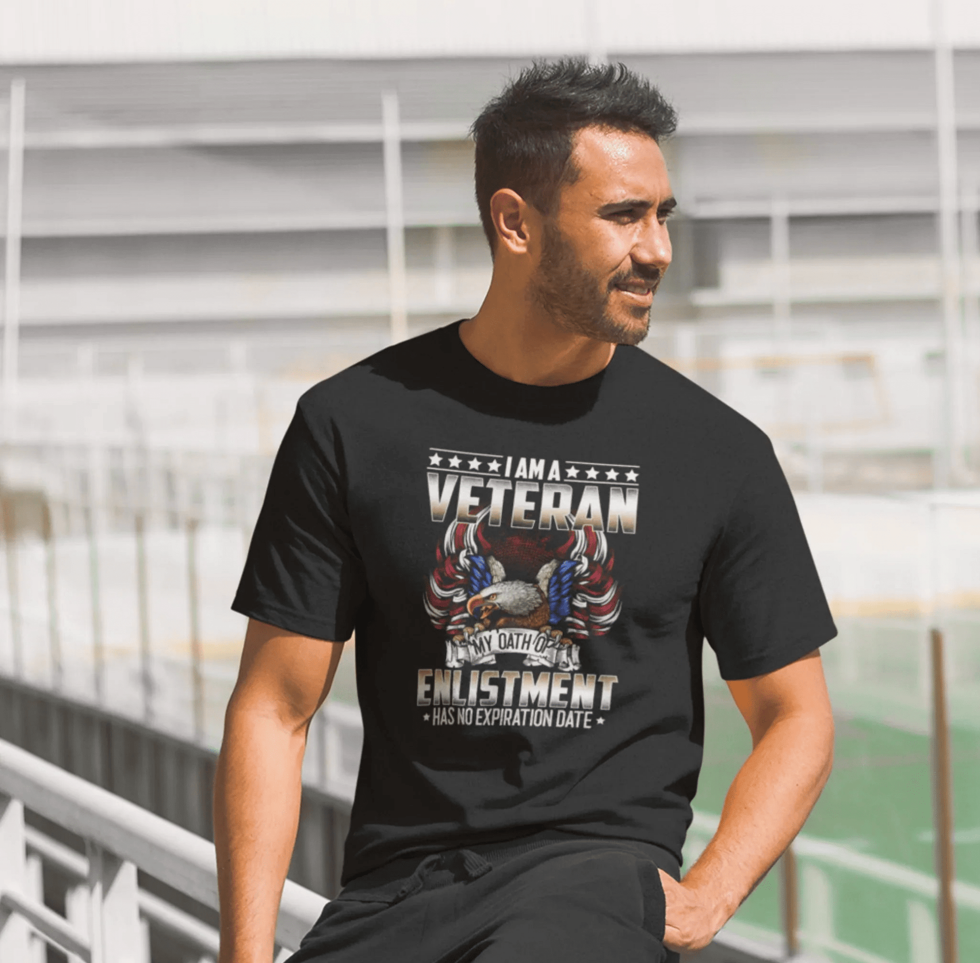 Veteran Oath Unisex T-Shirt, Military Enlistment Tee, Patriotic Shirt, Army Veteran Gift, Soldier Tee - SKULLFURY MERCH