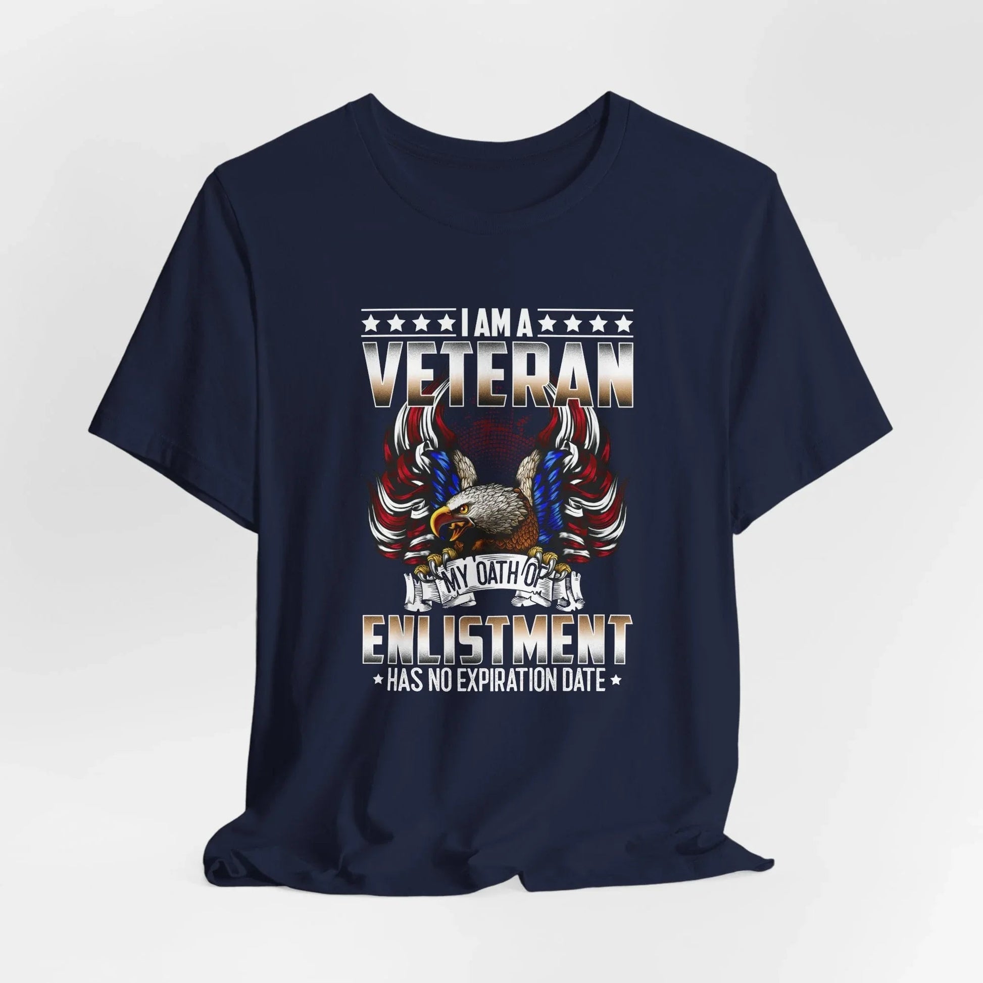 Veteran Oath Unisex T-Shirt, Military Enlistment Tee, Patriotic Shirt, Army Veteran Gift, Soldier Tee - SKULLFURY MERCH