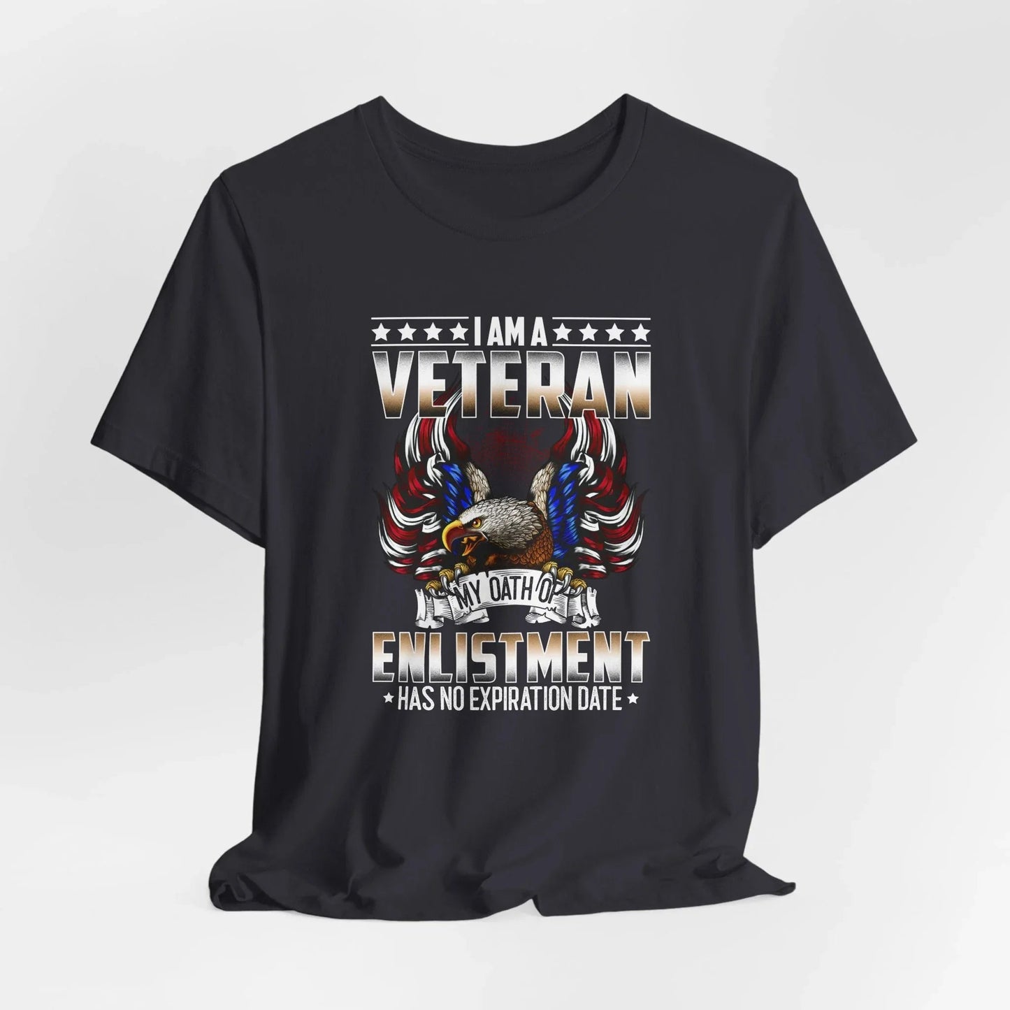 Veteran Oath Unisex T-Shirt, Military Enlistment Tee, Patriotic Shirt, Army Veteran Gift, Soldier Tee - SKULLFURY MERCH