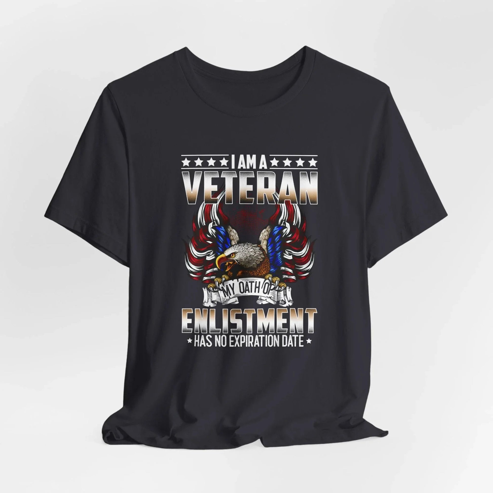 Veteran Oath Unisex T-Shirt, Military Enlistment Tee, Patriotic Shirt, Army Veteran Gift, Soldier Tee - SKULLFURY MERCH