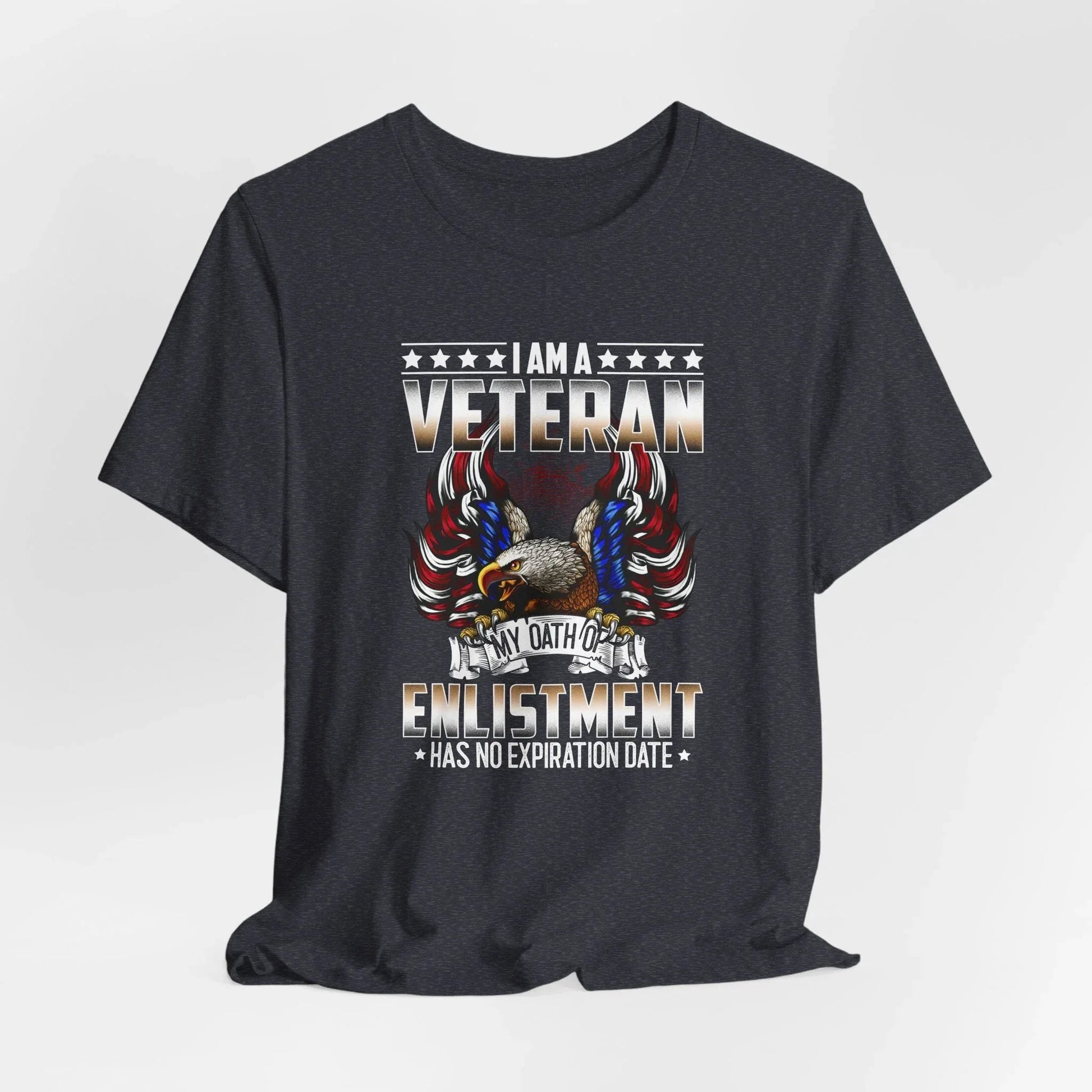 Veteran Oath Unisex T-Shirt, Military Enlistment Tee, Patriotic Shirt, Army Veteran Gift, Soldier Tee - SKULLFURY MERCH