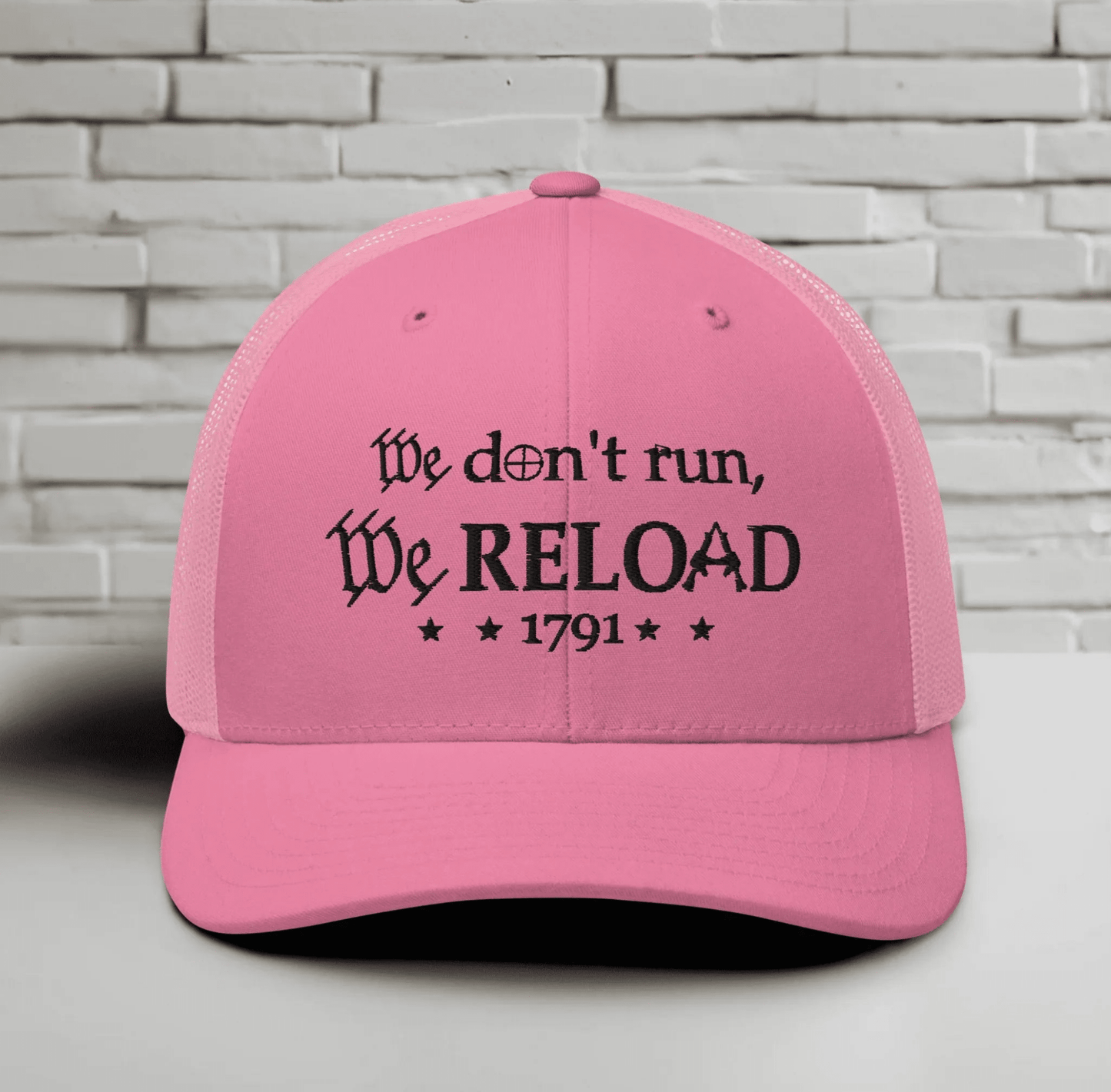 We Reload Snapback Trucker Cap - Casual Style for gun rights Supporters - SKULLFURY MERCH