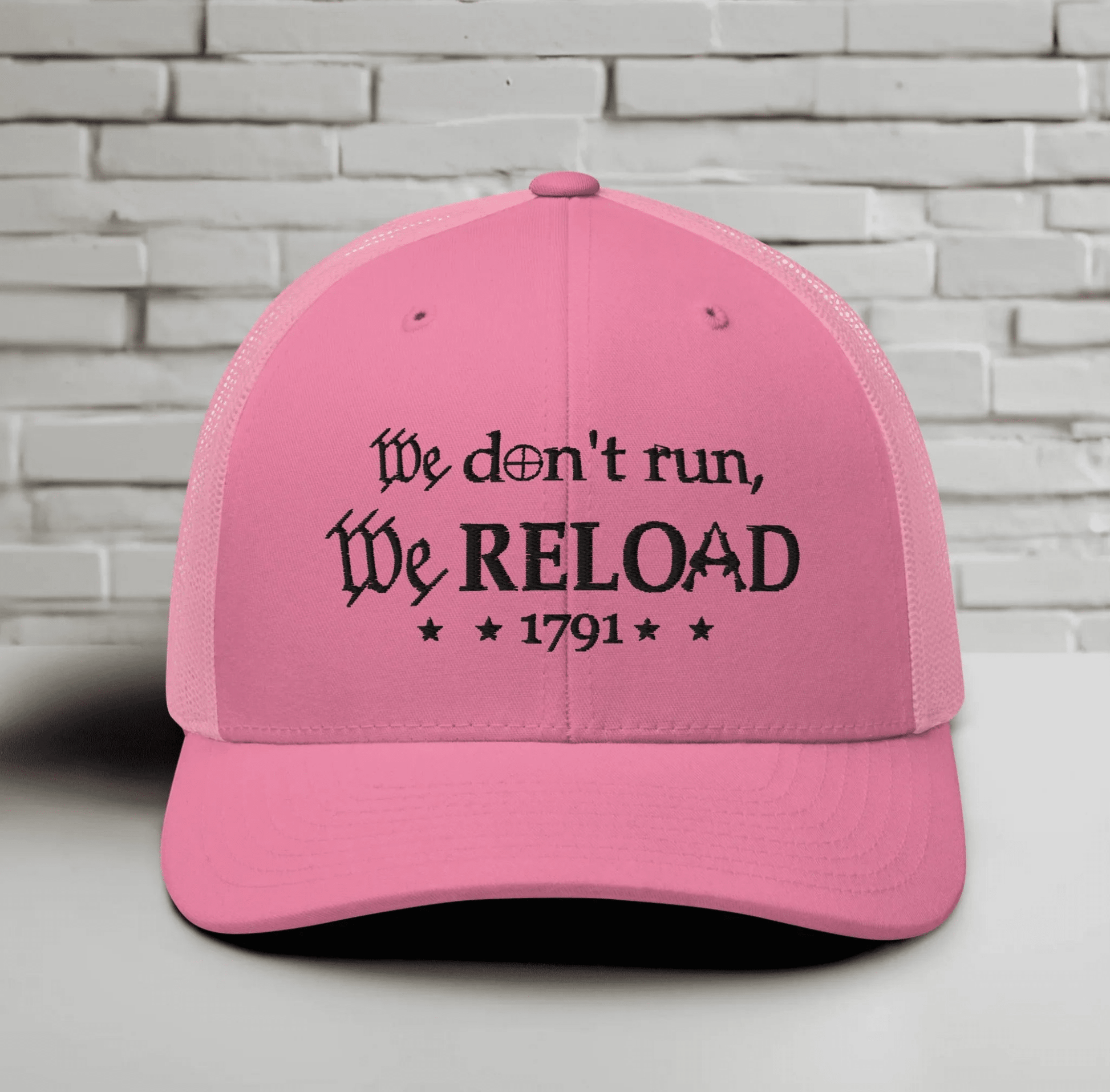 We Reload Snapback Trucker Cap - Casual Style for gun rights Supporters - SKULLFURY MERCH