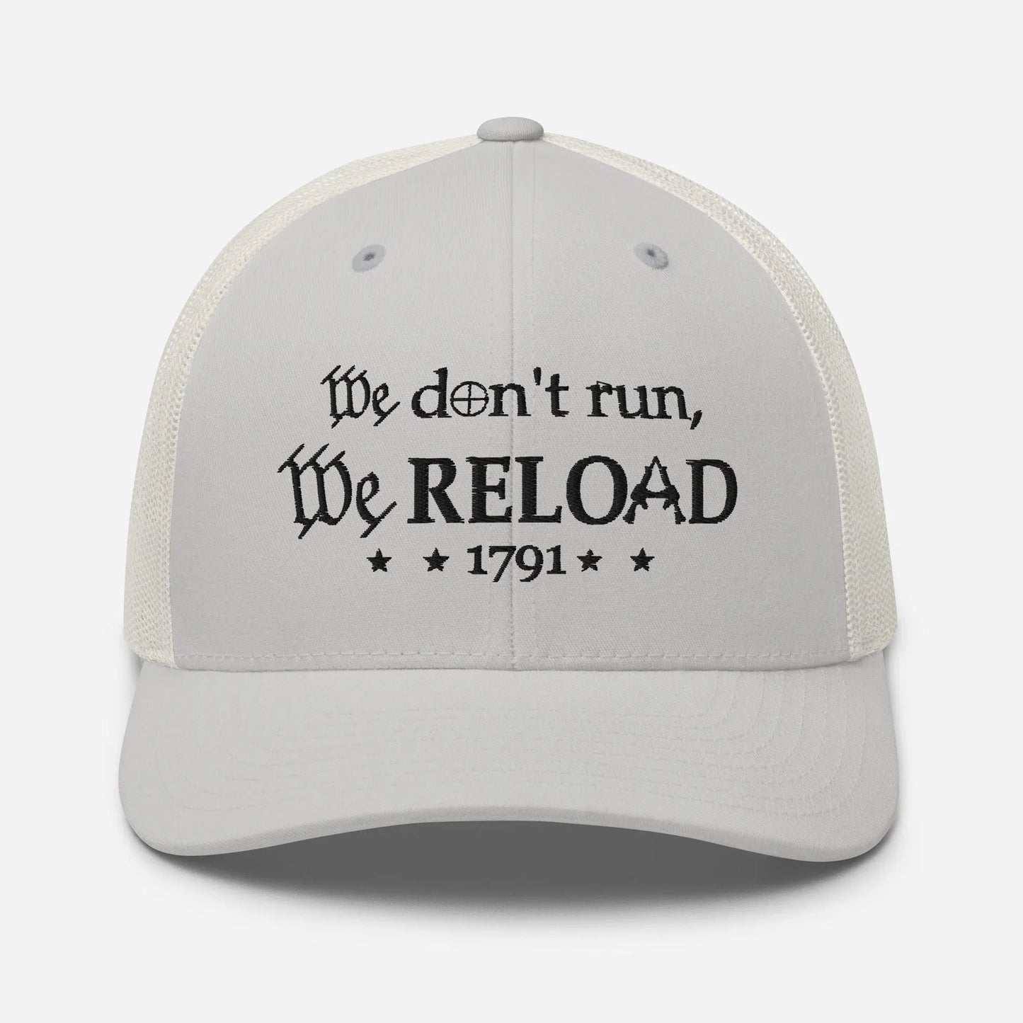 We Reload Snapback Trucker Cap - Casual Style for gun rights Supporters - SKULLFURY MERCH