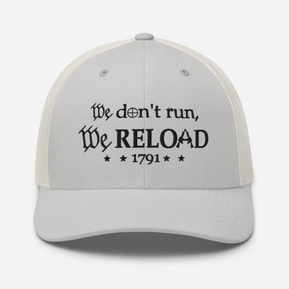 We Reload Snapback Trucker Cap - Casual Style for gun rights Supporters - SKULLFURY MERCH