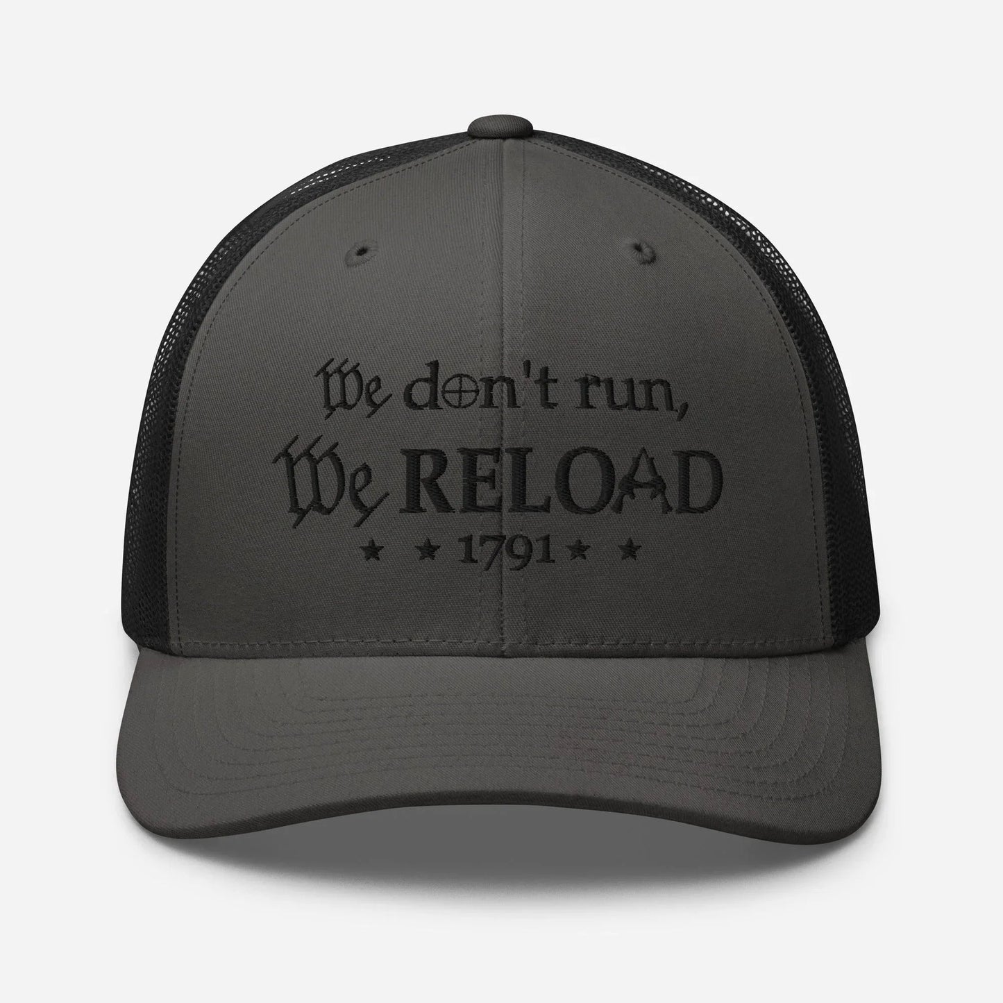 We Reload Snapback Trucker Cap - Casual Style for gun rights Supporters - SKULLFURY MERCH