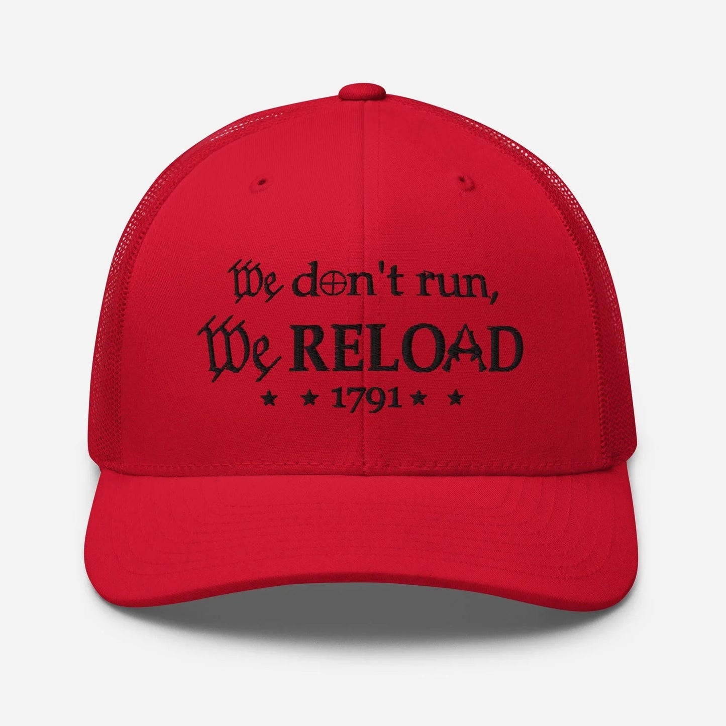 We Reload Snapback Trucker Cap - Casual Style for gun rights Supporters - SKULLFURY MERCH