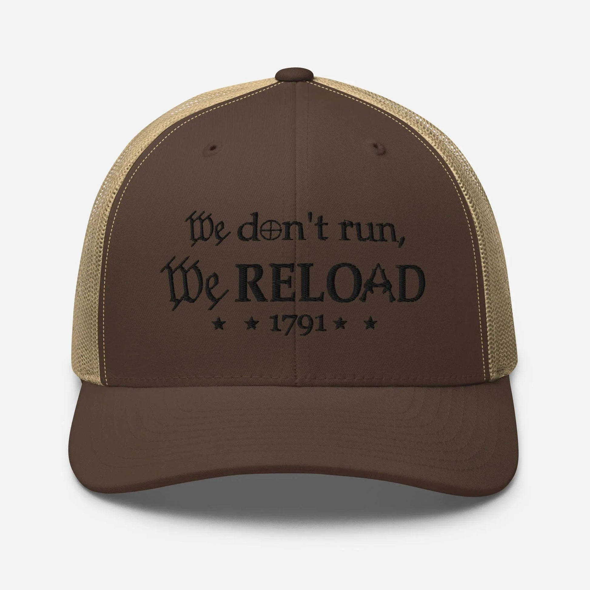 We Reload Snapback Trucker Cap - Casual Style for gun rights Supporters - SKULLFURY MERCH
