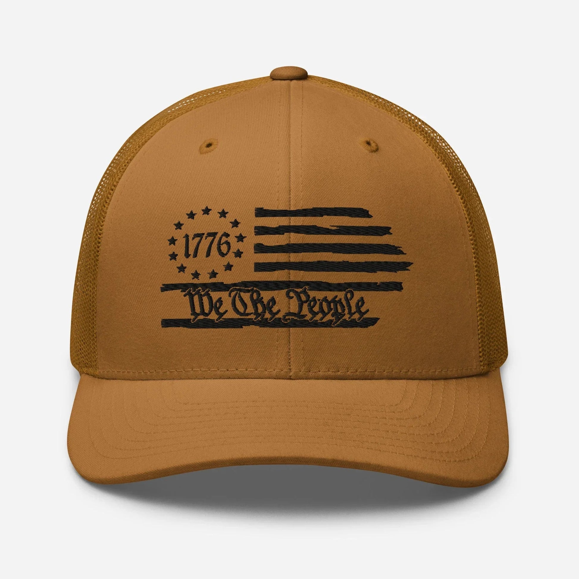 We The People 1776 Trucker Hat USA, American Flag Snapback Trucker Cap - SKULLFURY MERCH