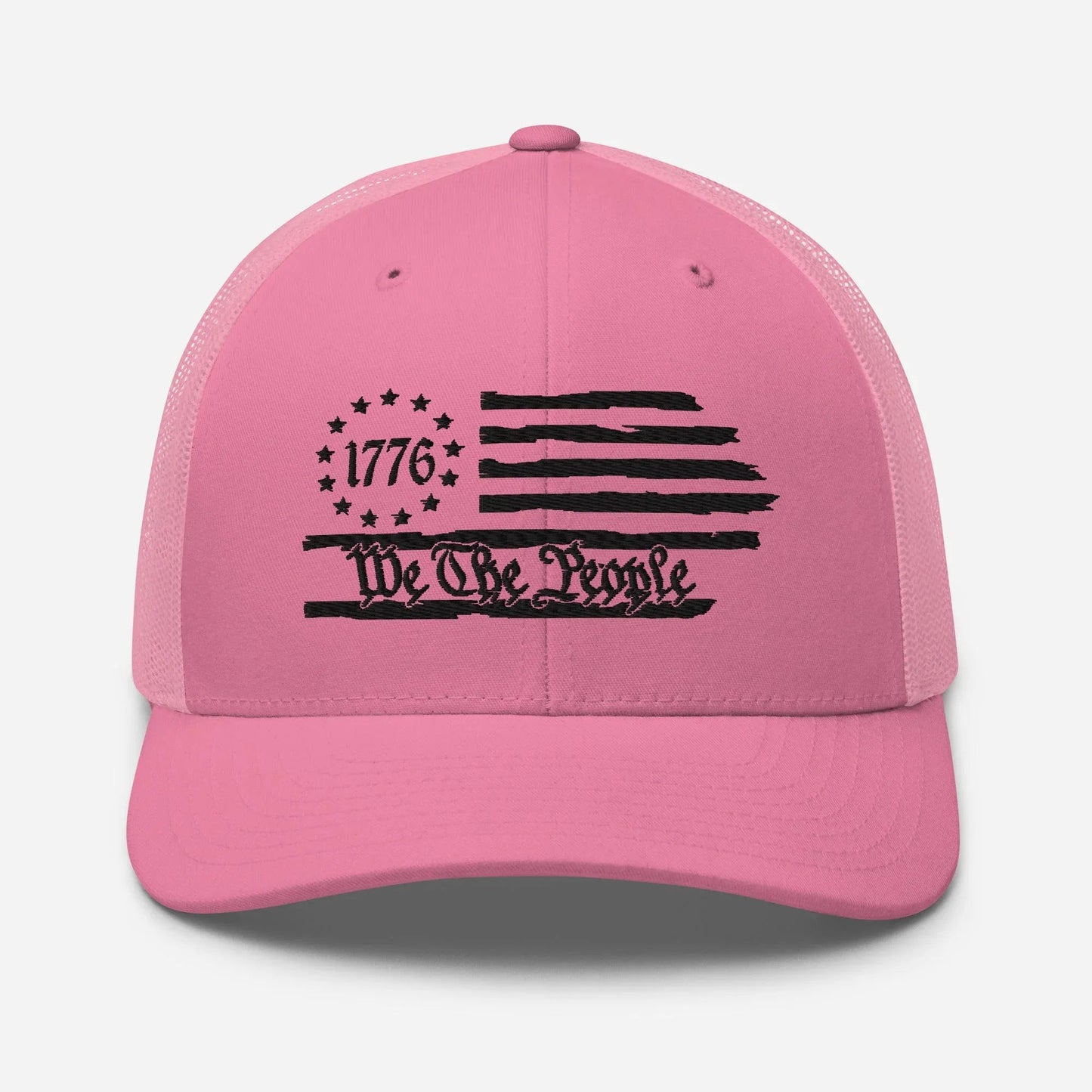 We The People 1776 Trucker Hat USA, American Flag Snapback Trucker Cap - SKULLFURY MERCH