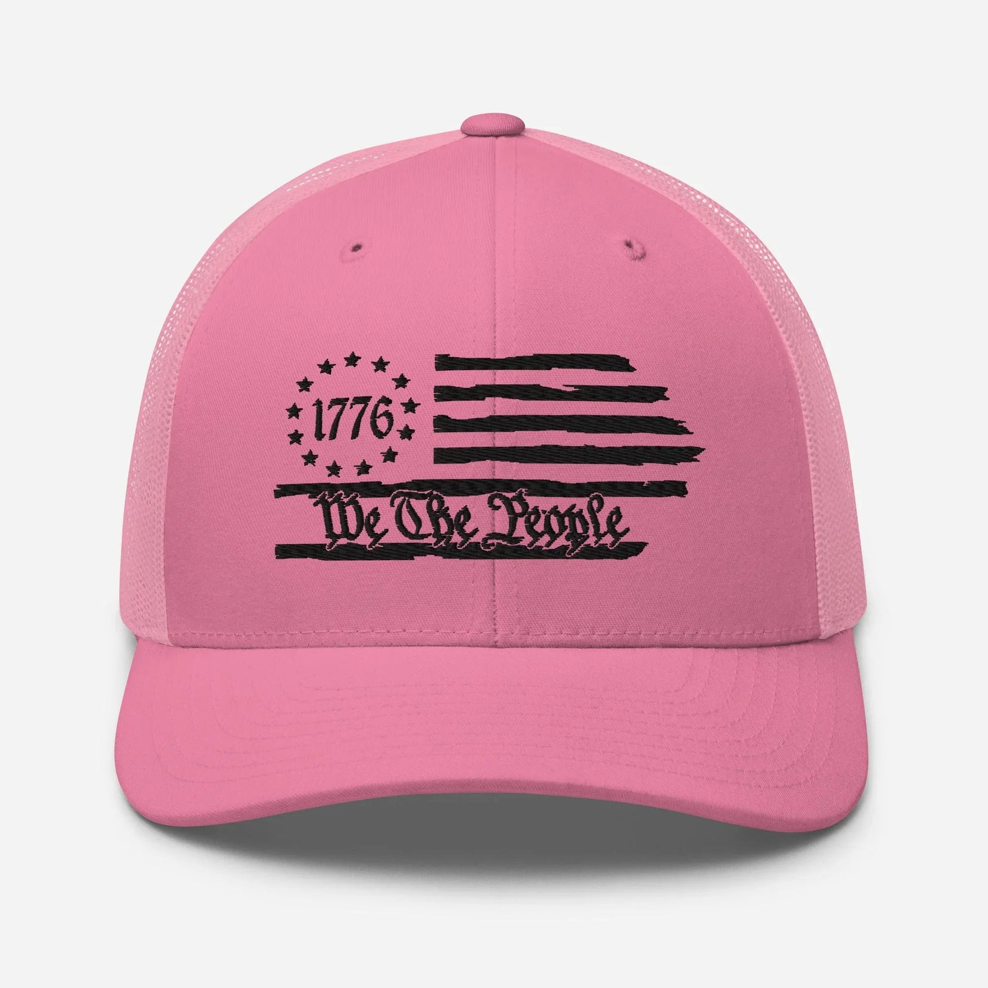 We The People 1776 Trucker Hat USA, American Flag Snapback Trucker Cap - SKULLFURY MERCH