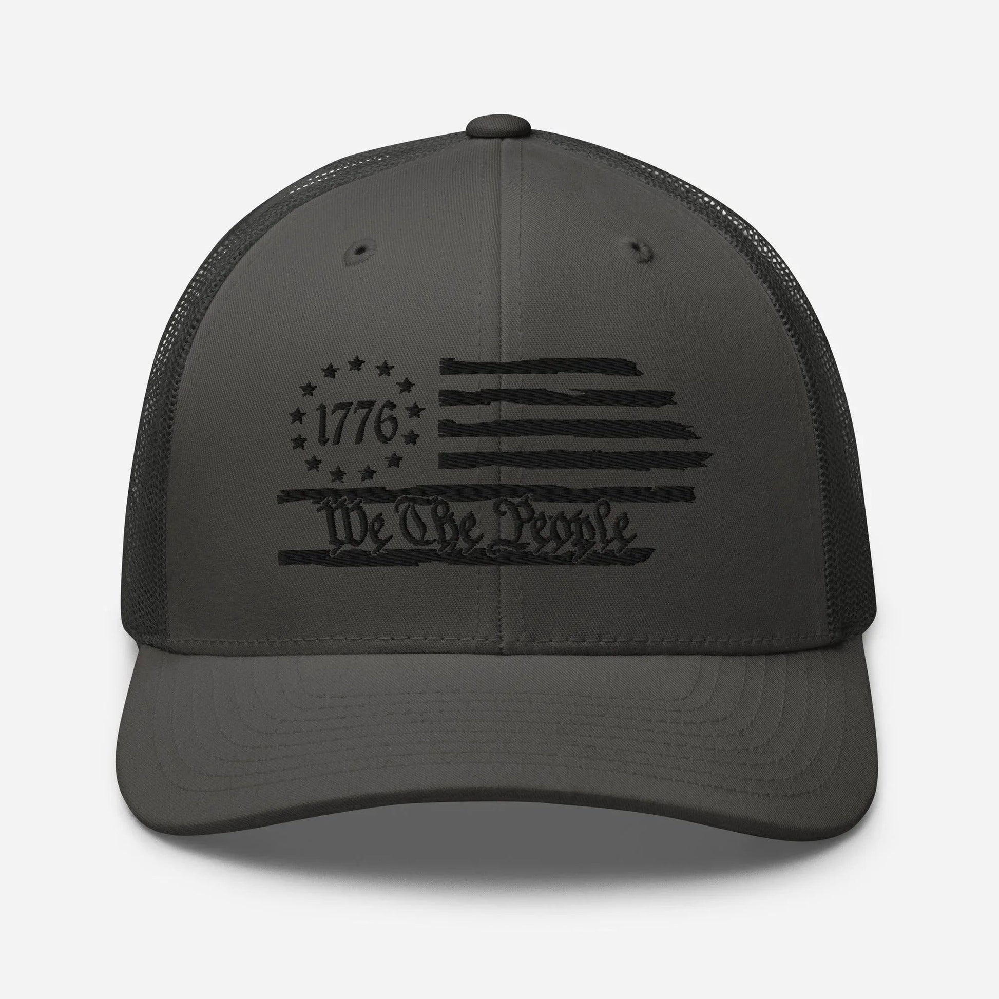 We The People 1776 Trucker Hat USA, American Flag Snapback Trucker Cap - SKULLFURY MERCH