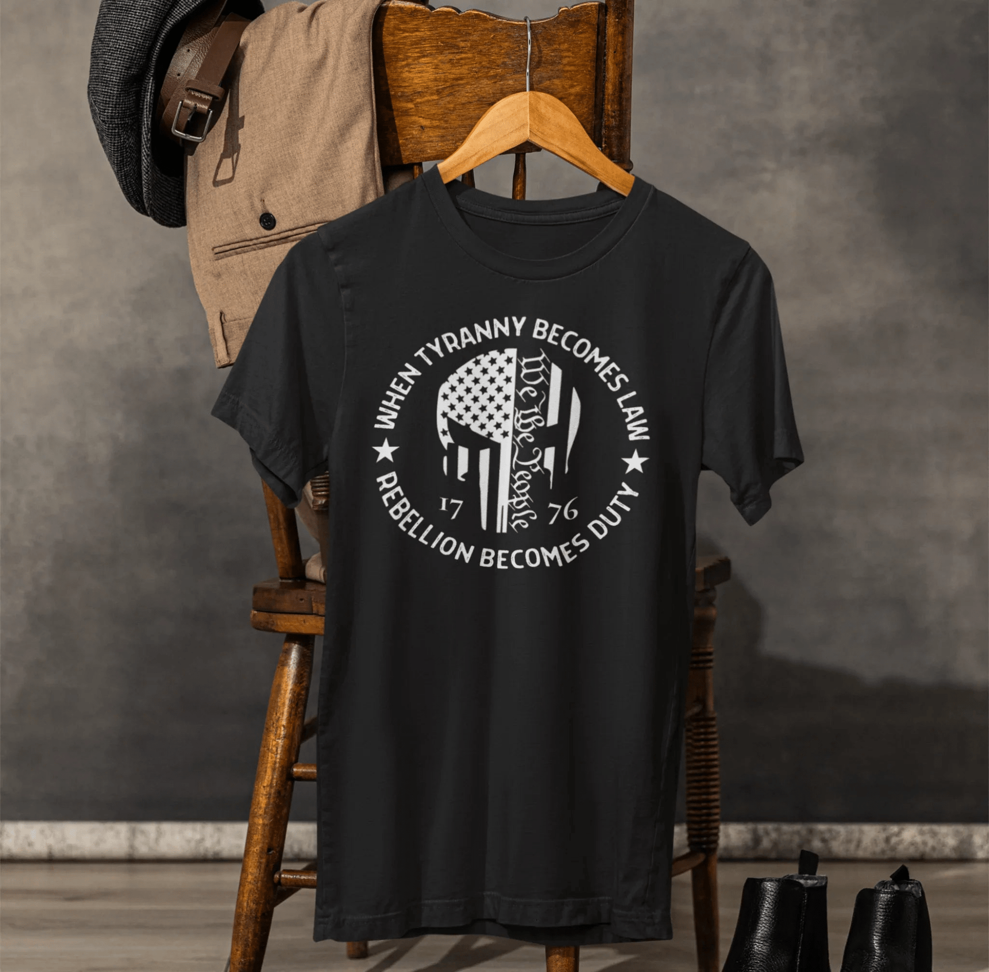 When Tyranny Becomes Law, Rebellion Duty Unisex T-Shirt, Protest Tee, Activist Shirt, Political Unisex Top - SKULLFURY MERCH