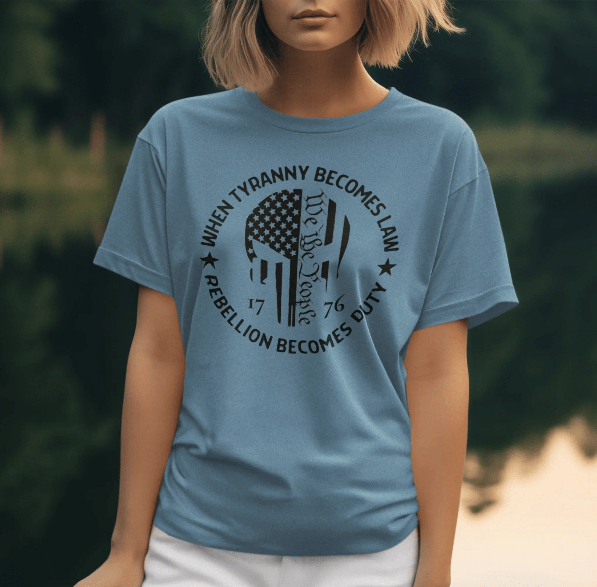 When Tyranny Becomes Law, Rebellion Duty Unisex T-Shirt, Protest Tee, Activist Shirt, Political Unisex Top - SKULLFURY MERCH